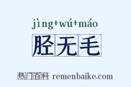 胫无毛是什么意思的图片